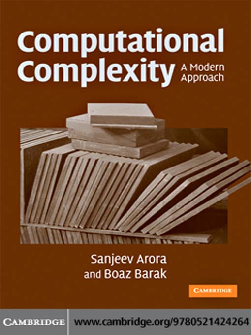 Title details for Computational Complexity by Sanjeev Arora - Wait list